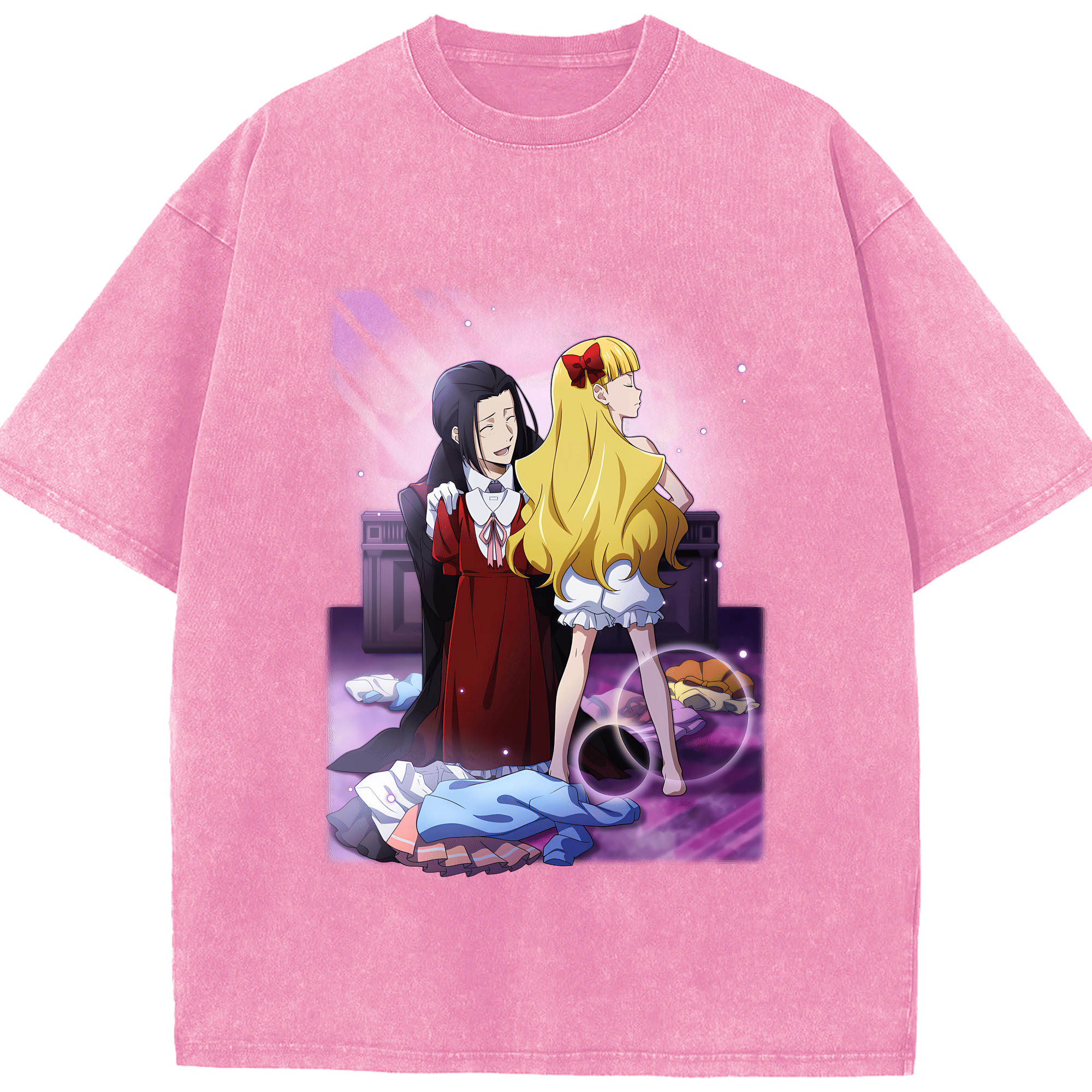 （画像用） 文豪ストレイドッグス Bungo Stray Dogs 綿100% ヴィンテージ風 半袖Tシャツ（フロントプリント）